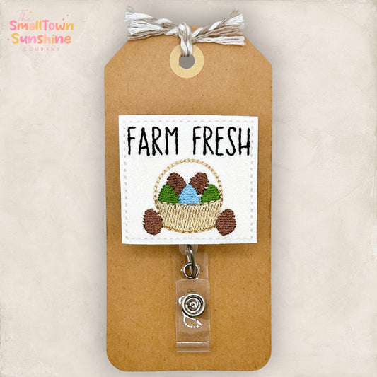 Farm Fresh Eggs Badge Topper