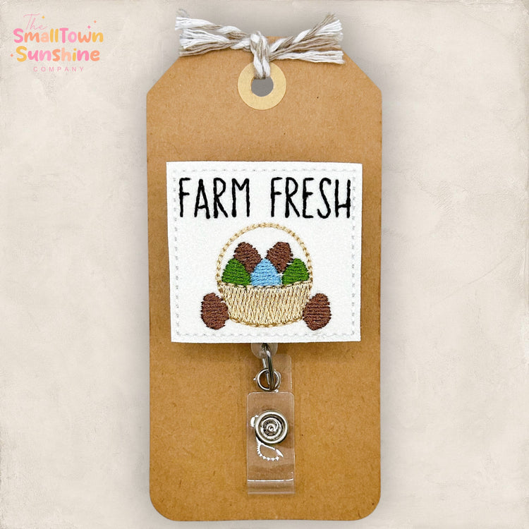 Farm Fresh Eggs Badge Topper