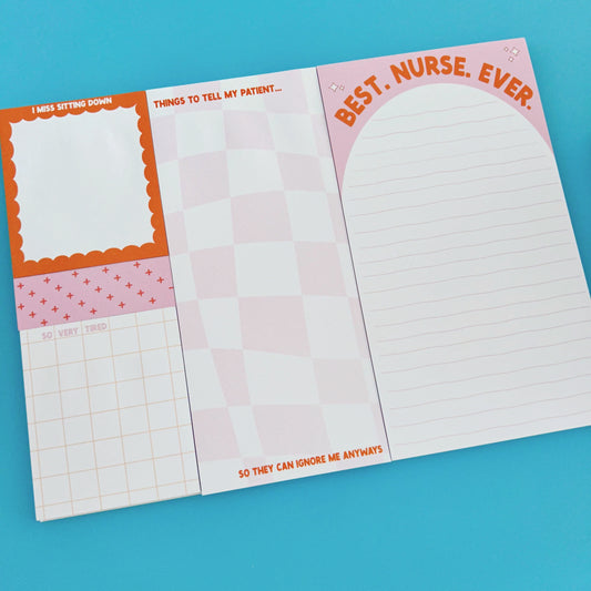 Best Nurse Ever Notepad Set