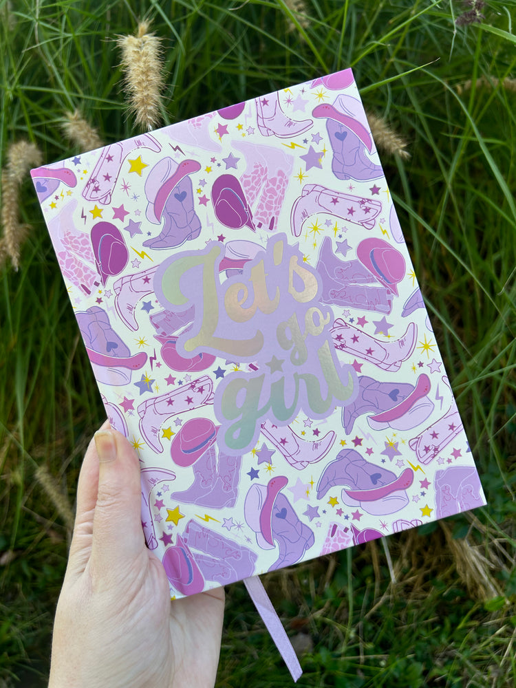 Let’s Go Girl Hardcover Notebook