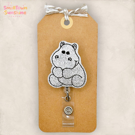 Hippopotamus Badge Topper