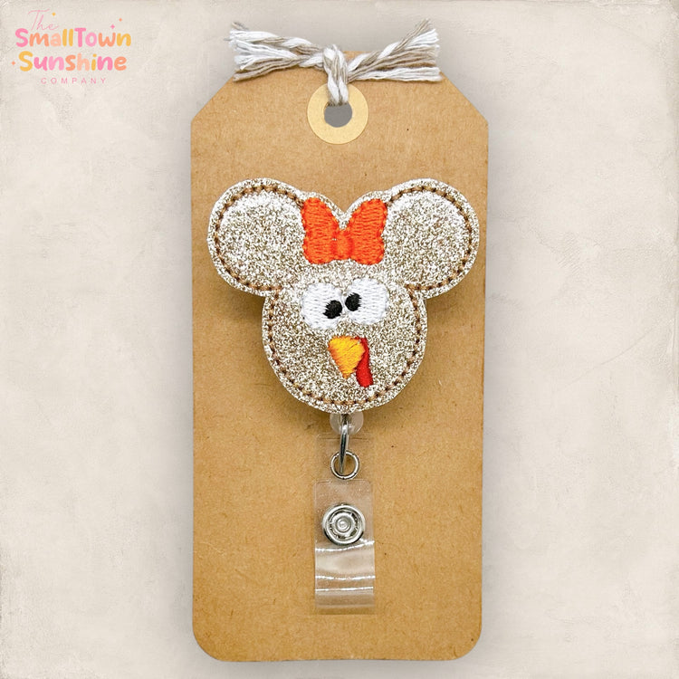 Turkey Mouse Badge Topper