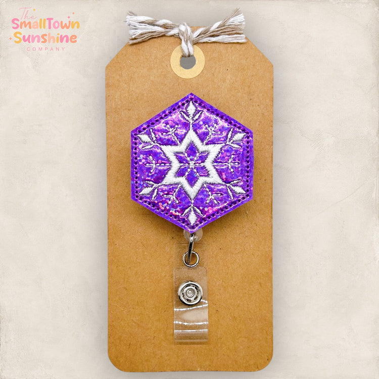 Snowflake Badge Topper