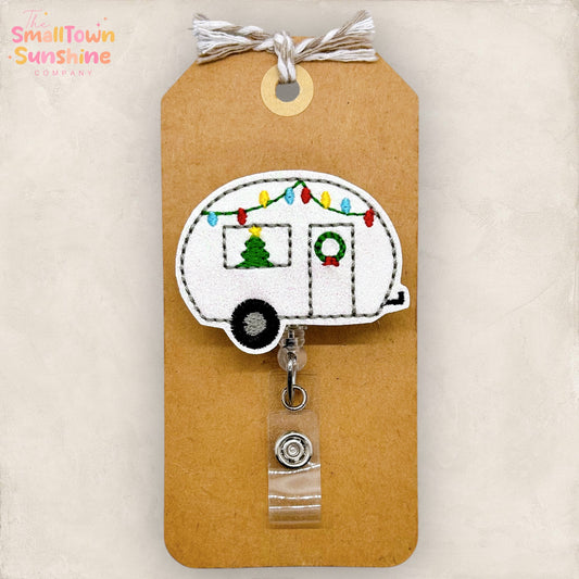 Christmas Camper Badge Topper