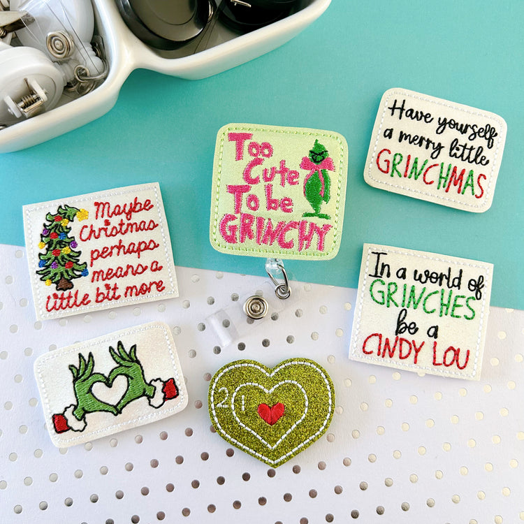 Mean Green One Badge Topper Collection