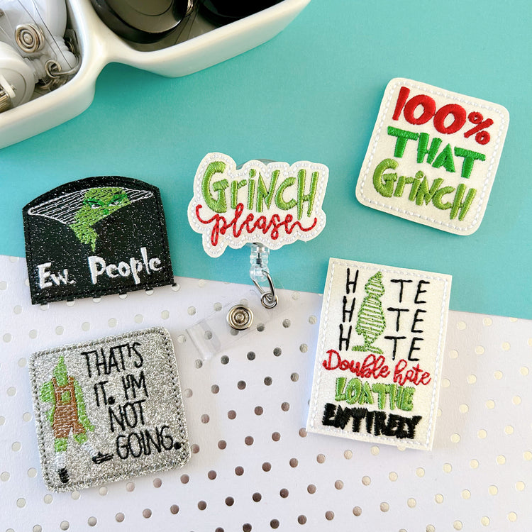 Mean Green One Badge Topper Collection