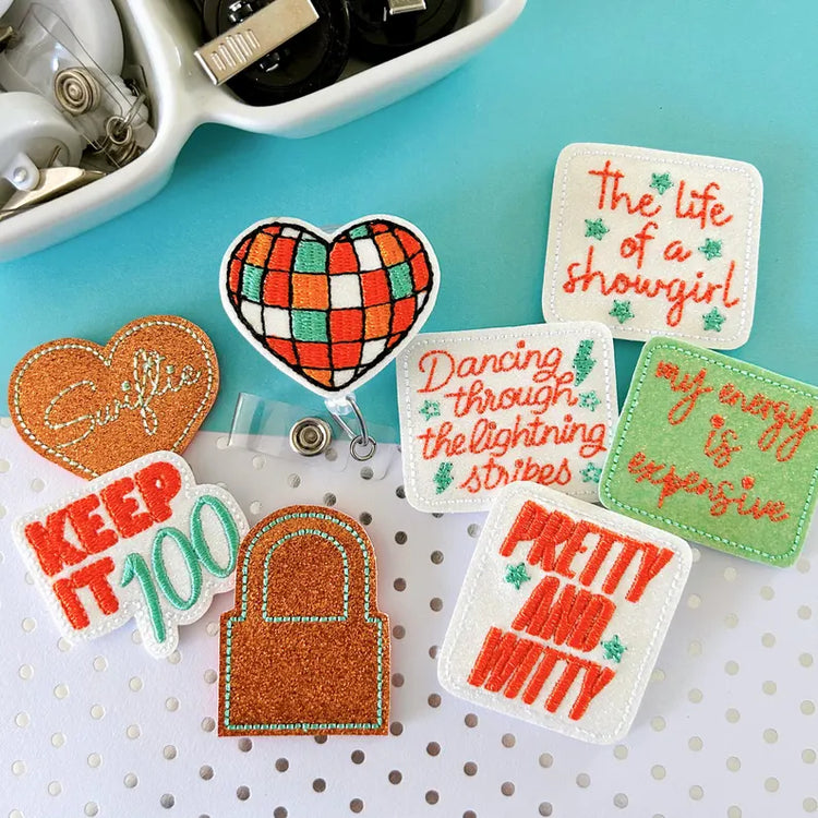 Showgirl Era Badge Toppers