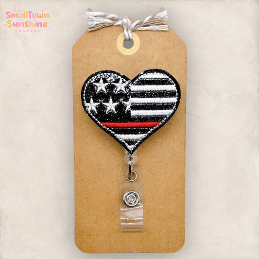 Thin Red Line Badge Topper