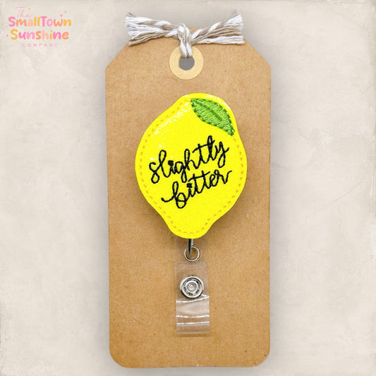 Slightly Bitter Badge Topper