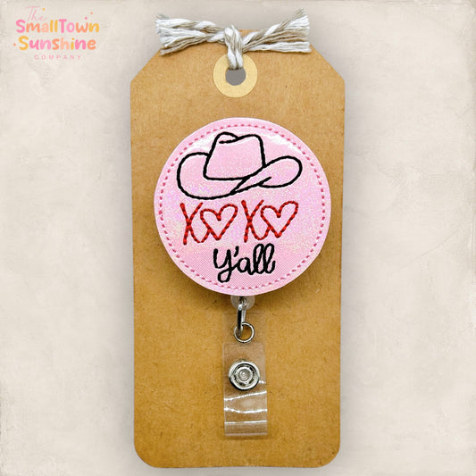 XOXO Y’all Badge Topper
