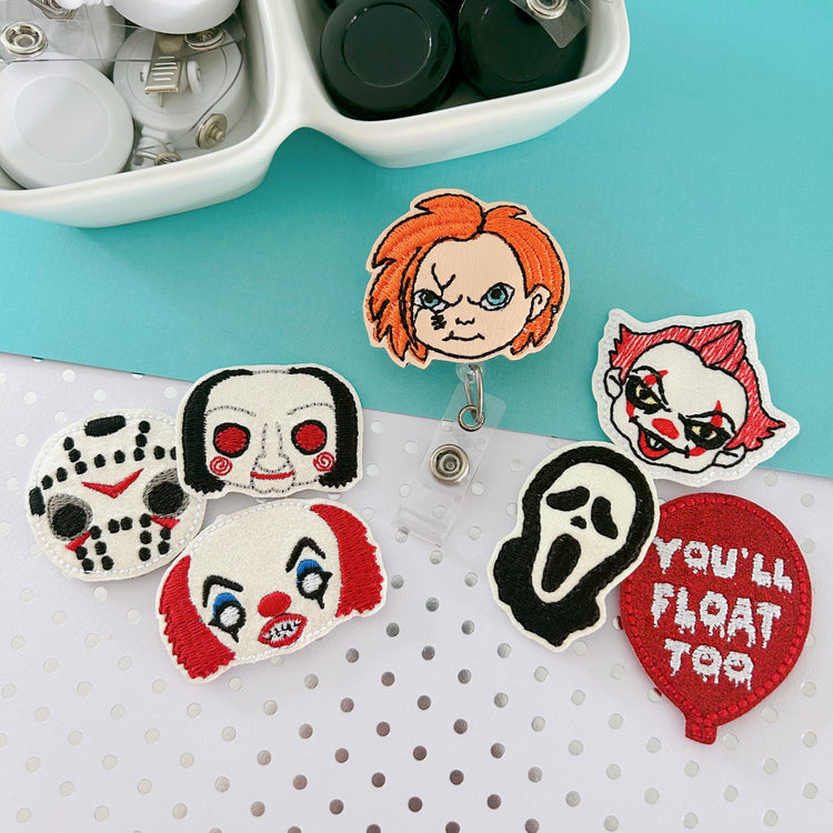 Horror Film Badge Toppers