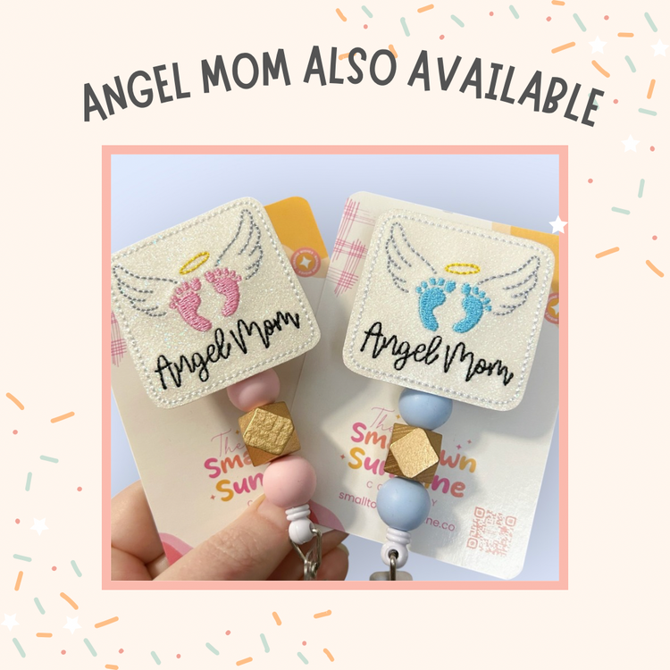 Angel Dad Badge Topper