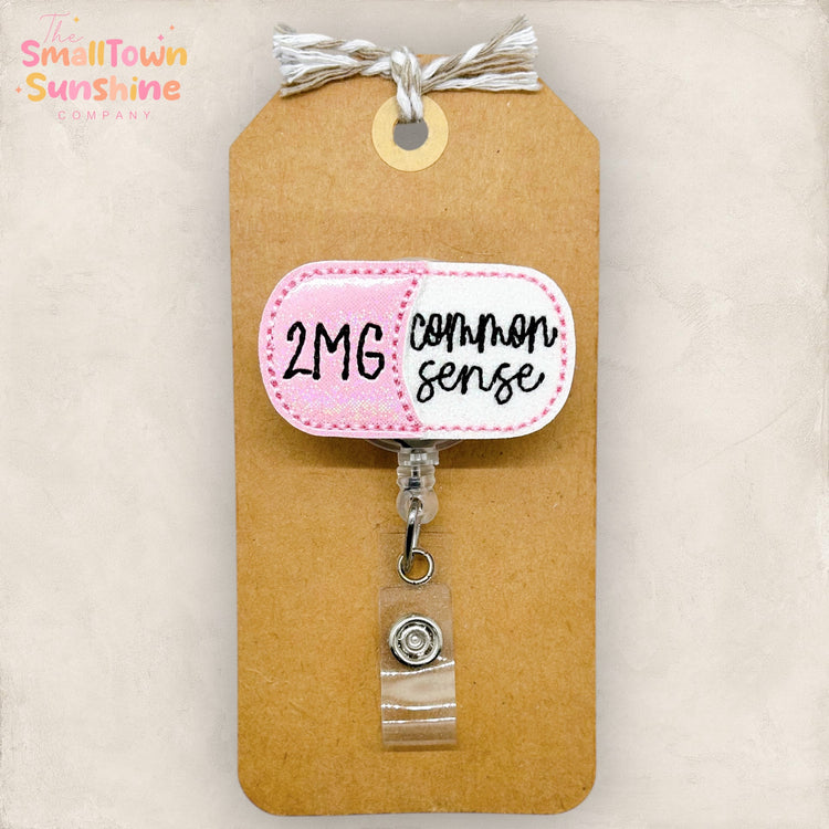 2mg Common Sense Badge Topper