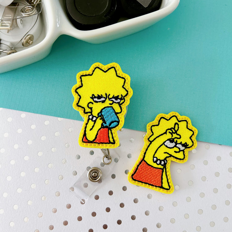 Lisa Removable Badge Topper