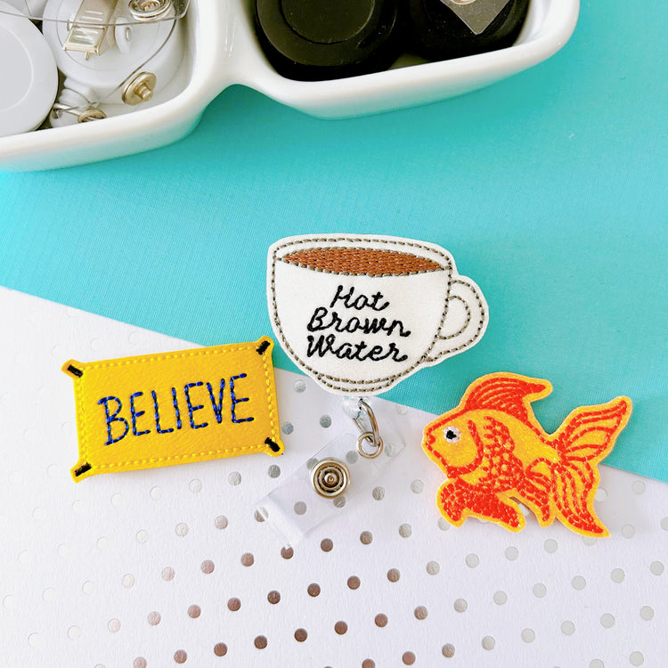 Ted Lasso Removable Badge Toppers