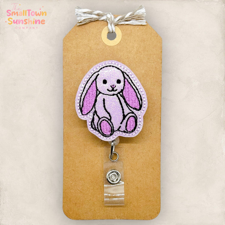 Stuffed Bunny Badge Topper