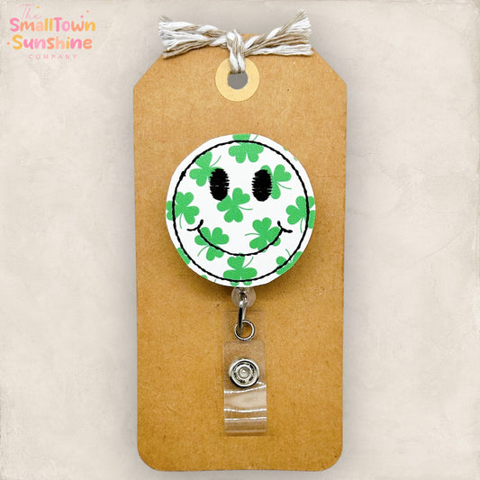 Shamrock Smile Badge Topper