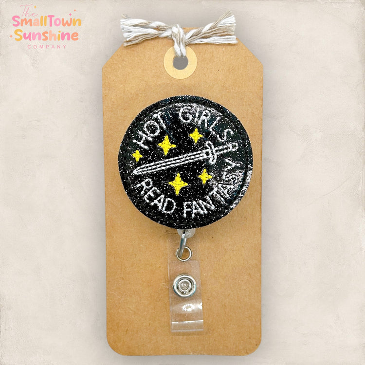 Hot Girls Read Fantasy Badge Topper
