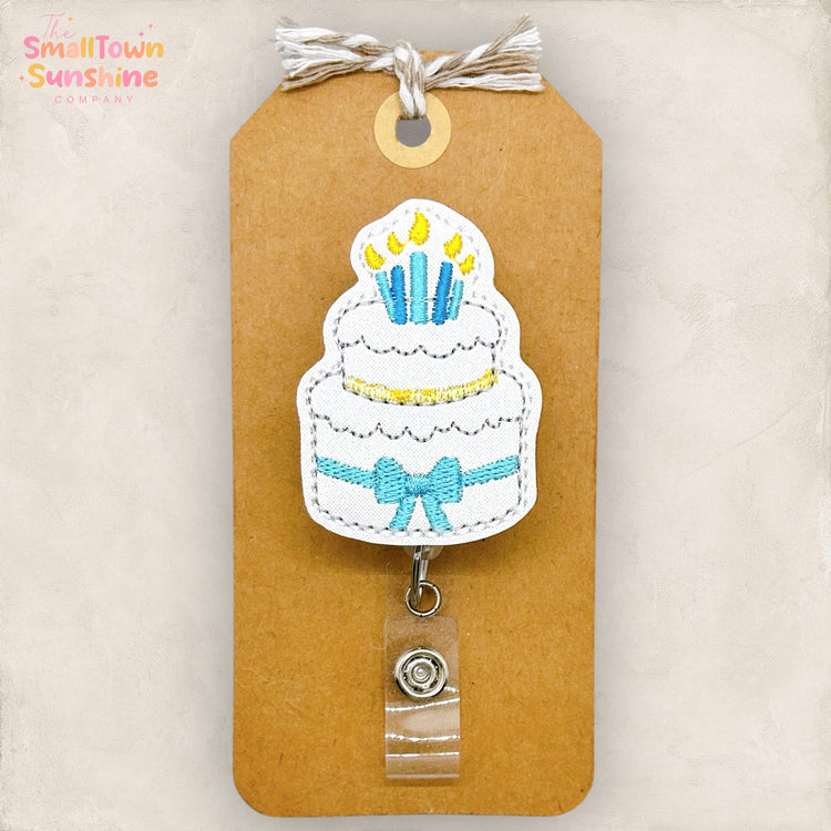 Birthday Cake Badge Topper