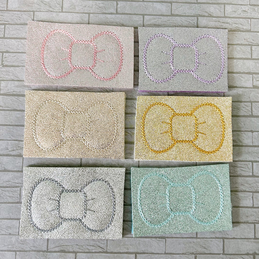 Destash - Light Textured Bows aka Disco Dust