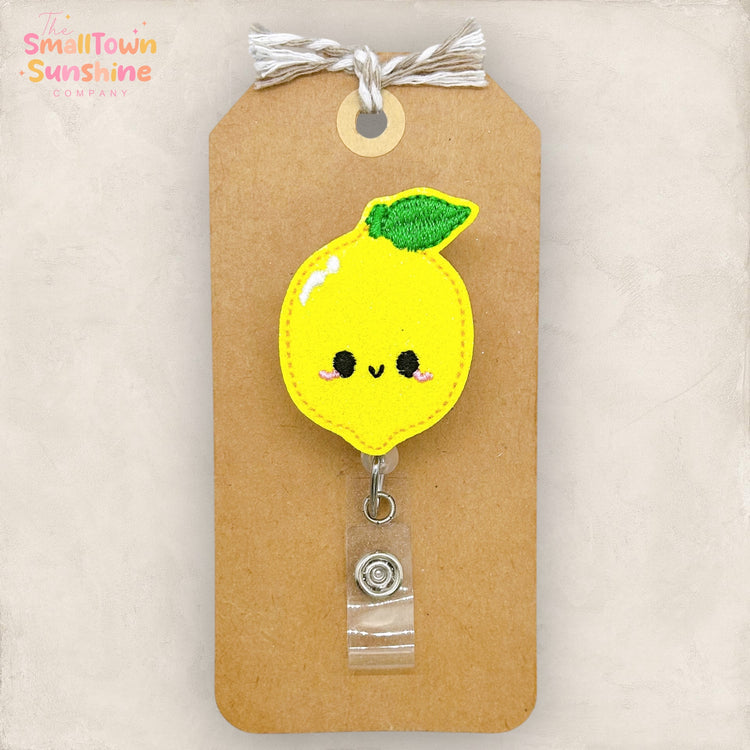 Lemon Badge Topper