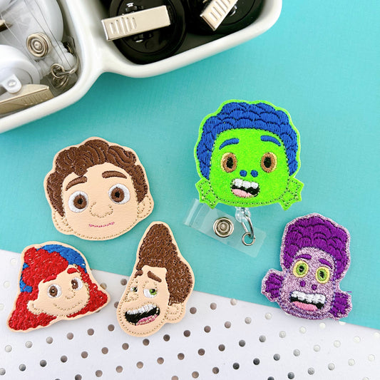 Luca - Sea Monster Badge Toppers