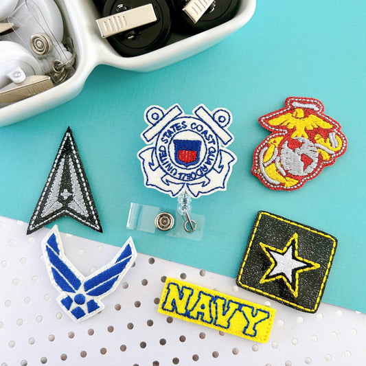 Military Branches Badge Toppers