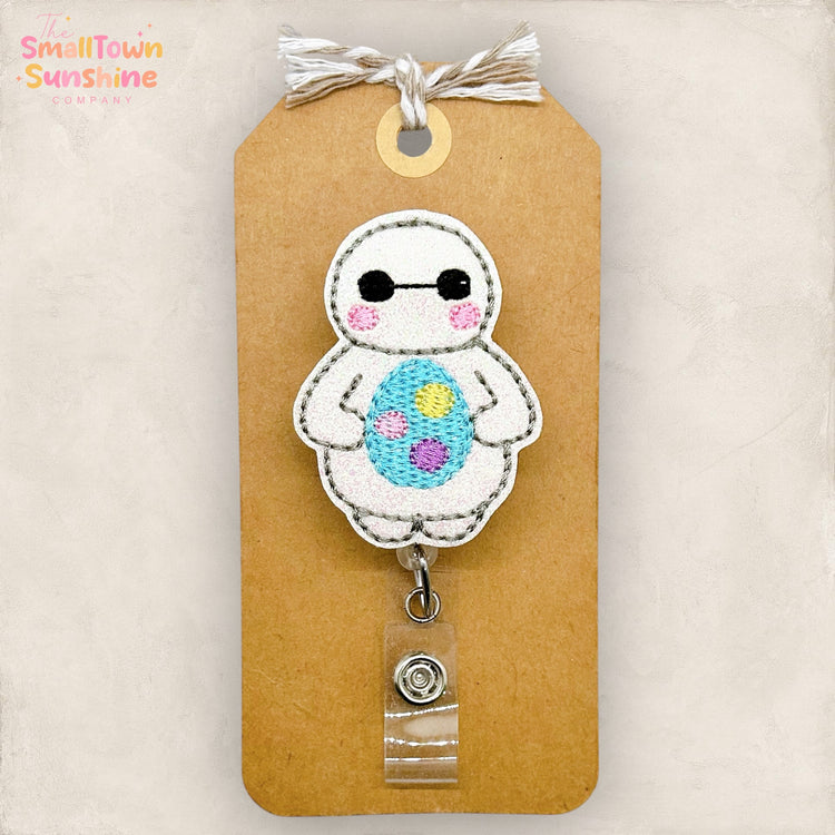 Easter Robot Helper Badge Topper