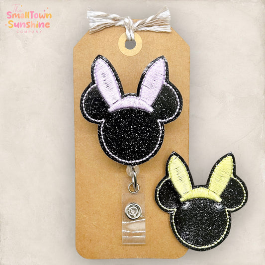 Mouse Bunny Badge Toppers