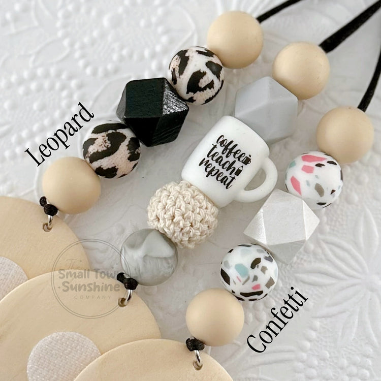 Interchangeable Beaded Lanyard