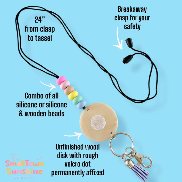 Interchangeable - Partially Beaded Lanyard Collection