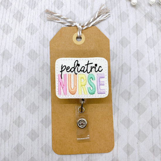 Pediatric Nurse Badge Topper