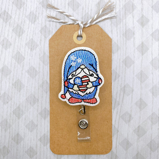 Patriotic Gnome Badge Topper