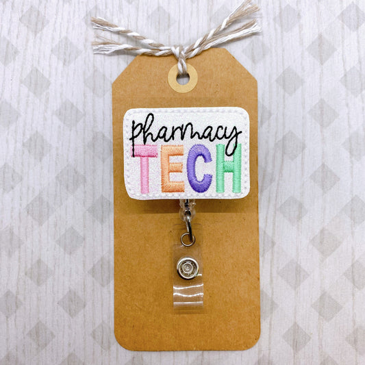 Pharmacy Tech Badge Topper