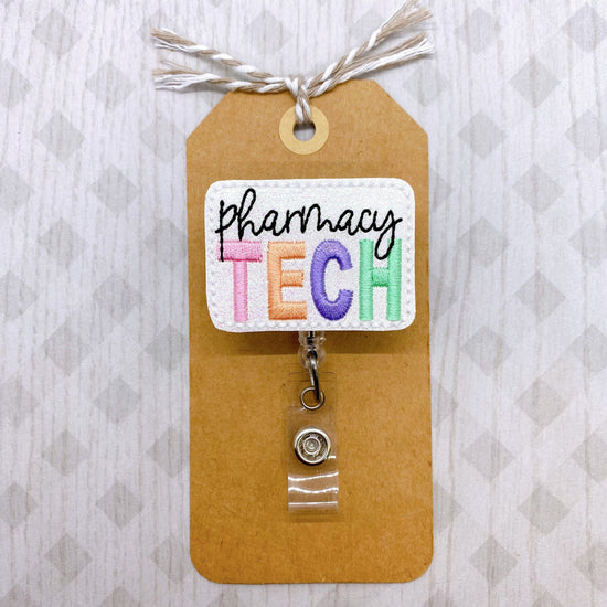 Pharmacy Tech Badge Topper