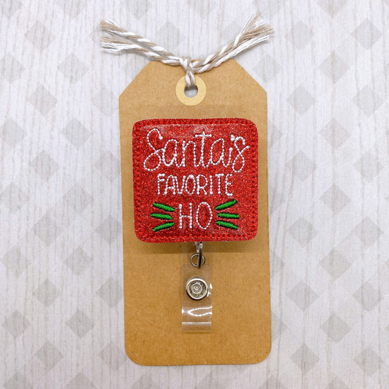 Santa’s Favorite Ho Badge Topper