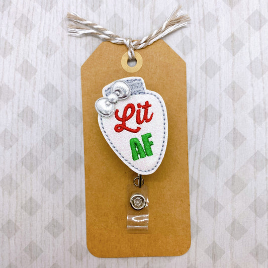 Lit AF Badge Topper