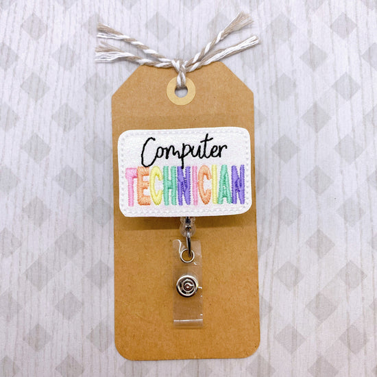 Computer Technician Badge Topper