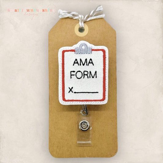 AMA Form Badge Topper