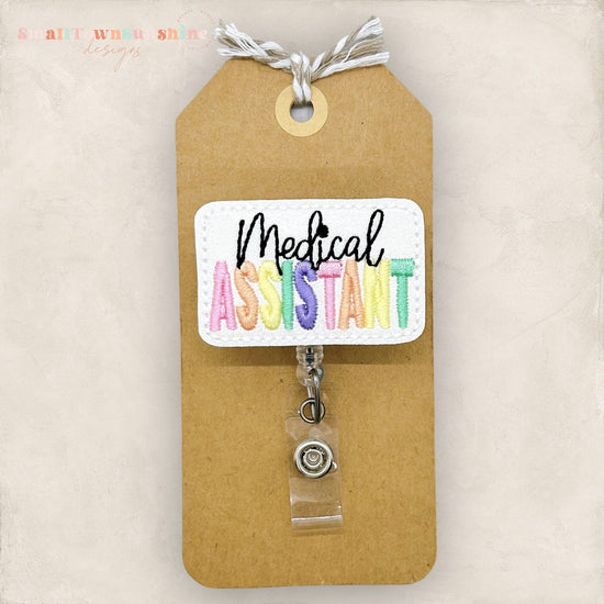 Medical Assistant Badge Topper