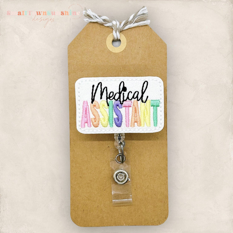 Medical Assistant Badge Topper