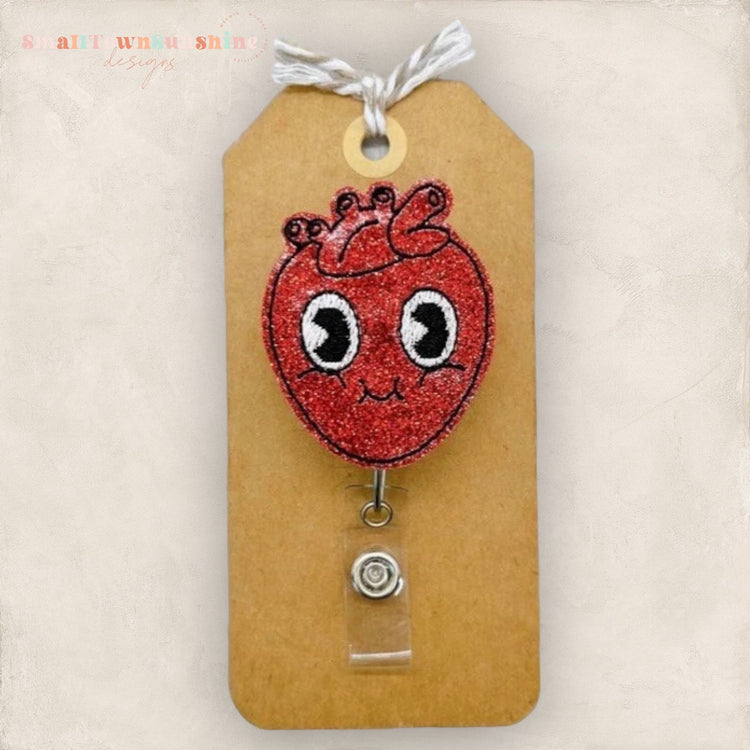 Kawaii Heart Badge Topper
