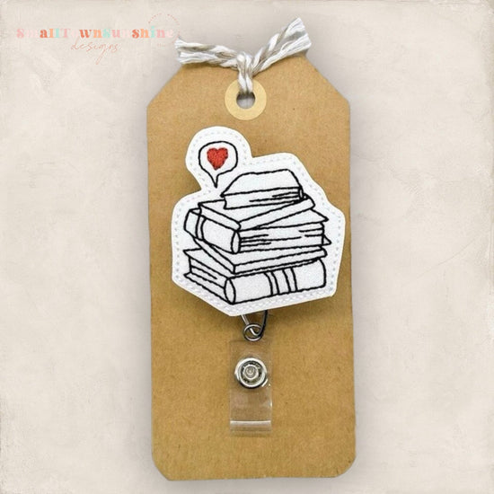 Book Stack Badge Topper