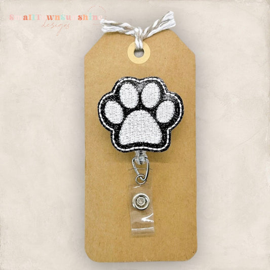Paw Print Badge Topper