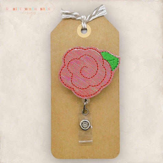Red Rose Badge Topper