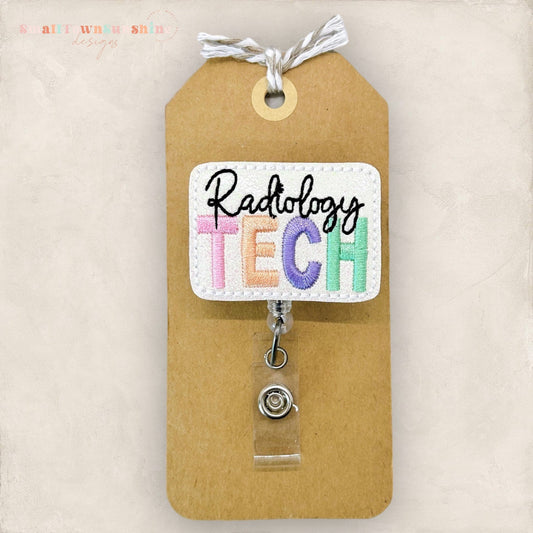 Radiology Tech Badge Topper