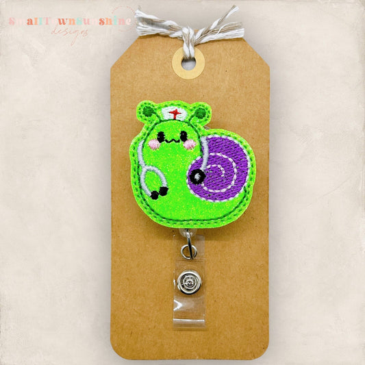 Snail Nurse Badge Topper