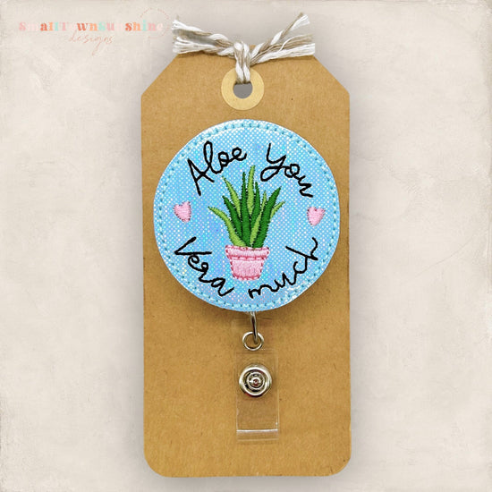 Aloe You Vera Much Badge Topper