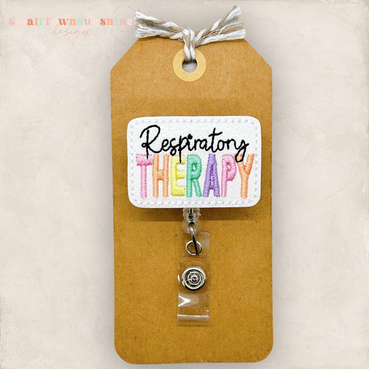 Respiratory Therapy Badge Topper