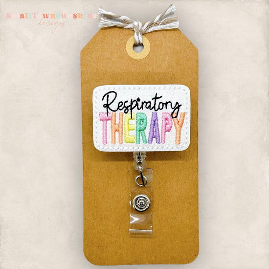 Respiratory Therapy Badge Topper